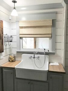 Bamboo Shades in bathroom birmingham