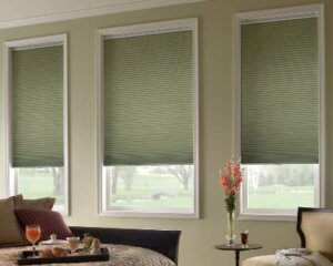Green honeycomb shades birmingham