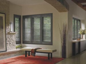 Grey Shutters in entryway birmingham a