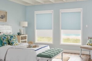light blue roller shades birmingham