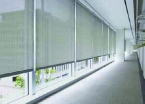 roller shades in hallway birmingham