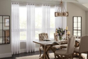 Sheer draperies for Birmingham homes