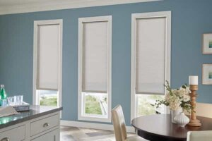 white roller shades in kitchen birmingham